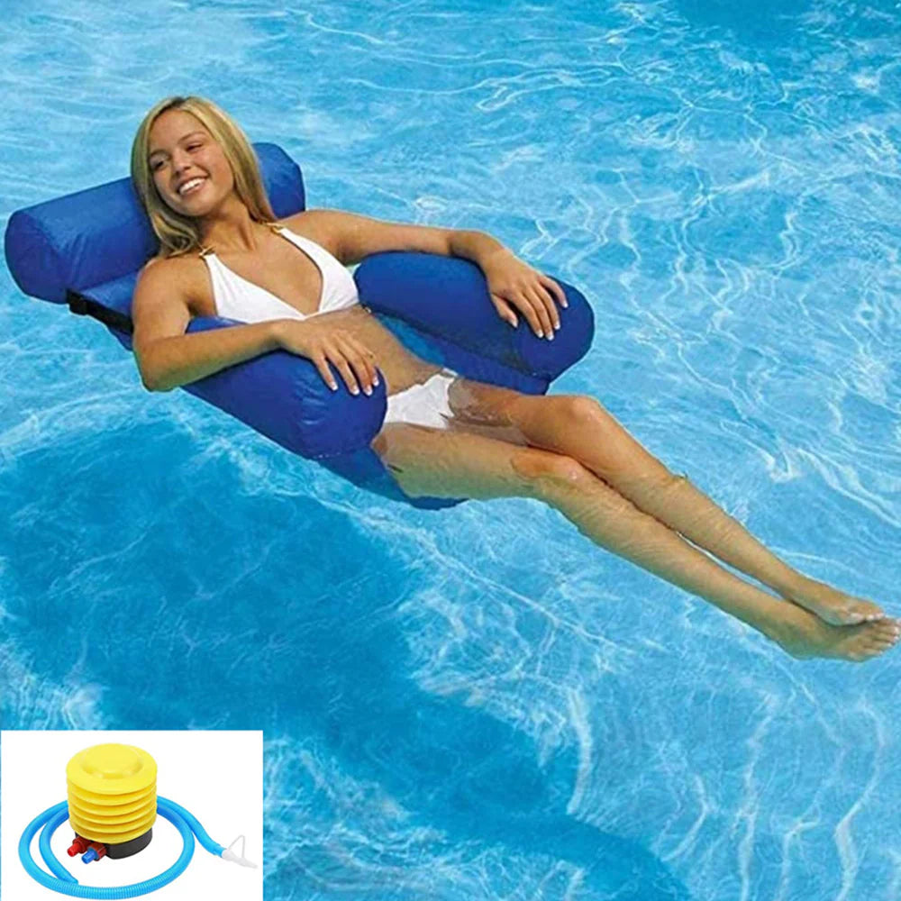 šSummer Big Sale 50% Off - Swimming Pool Floating Bed and Lounge Chair