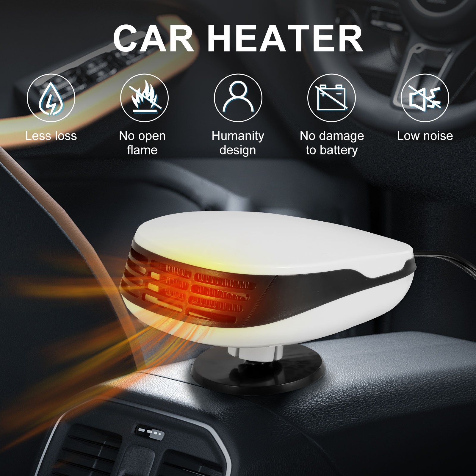 šWinter Funny Big Sale 30% Off -LZYoehinā¢Defrost & Defog Car Heater