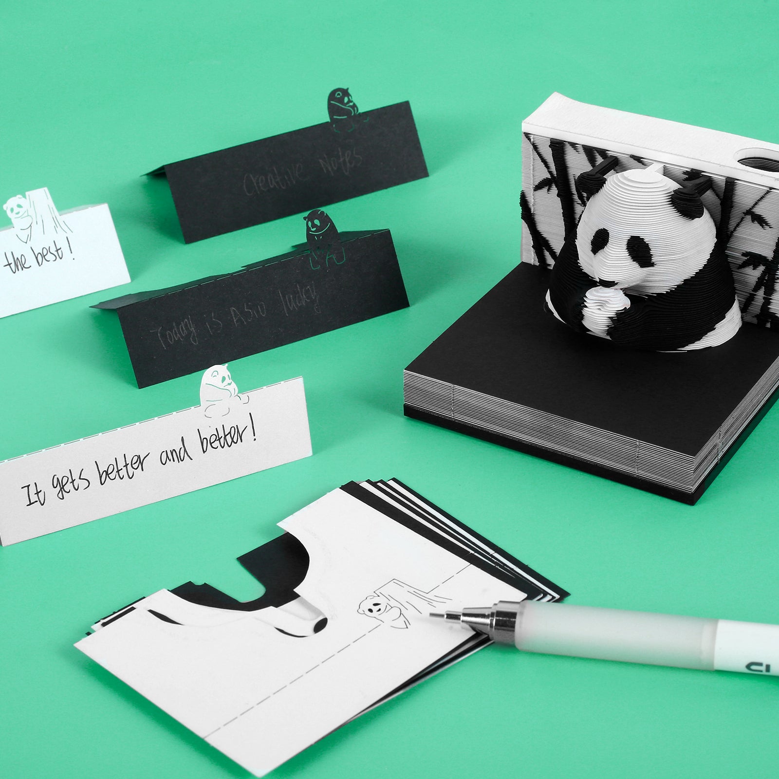 šGift Sale 30% OFF - LZYoehinā¢3D Panda DIY Note Notepad