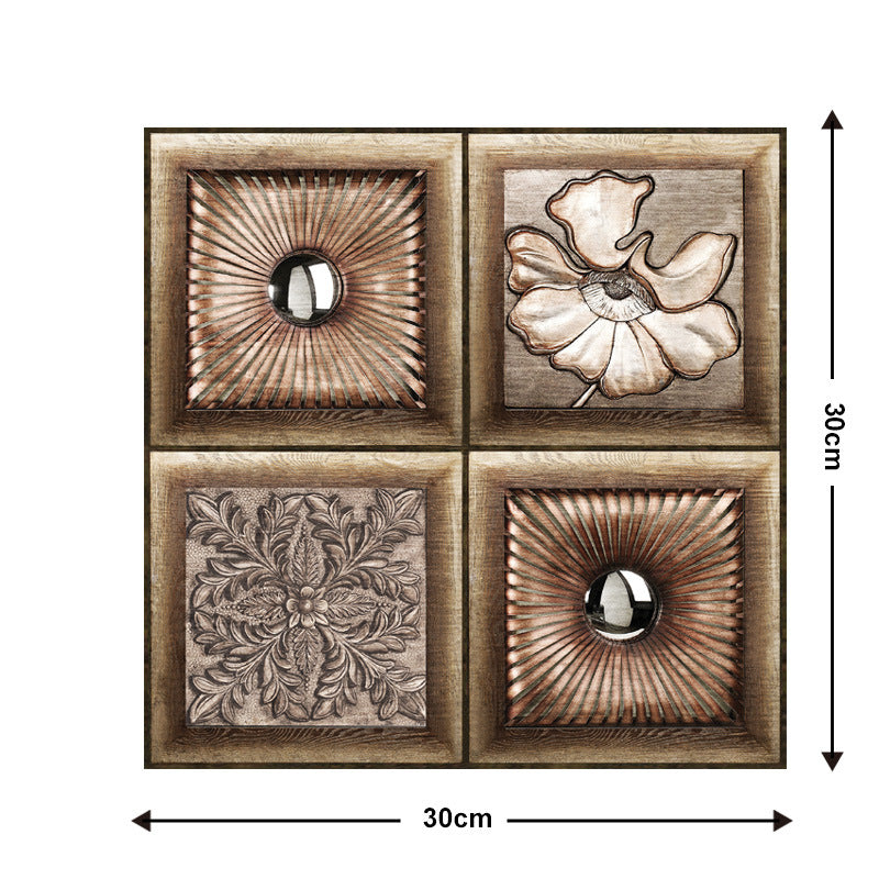 š2025 New Year 30% Off Promotion - LZYoehinā¢10 Pcs 3D Peel and Stick Wall Tiles(12x12 inches)