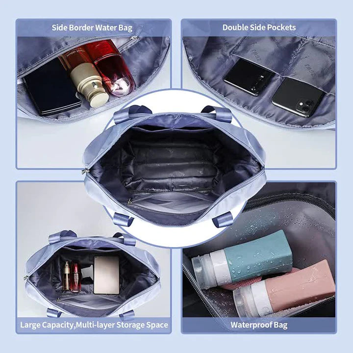 šBUY 2 GET FREE SHIPPINGš35% OFF - LZYoehinā¢Large Capacity Foldable Duffle Bag Waterproof Handbag