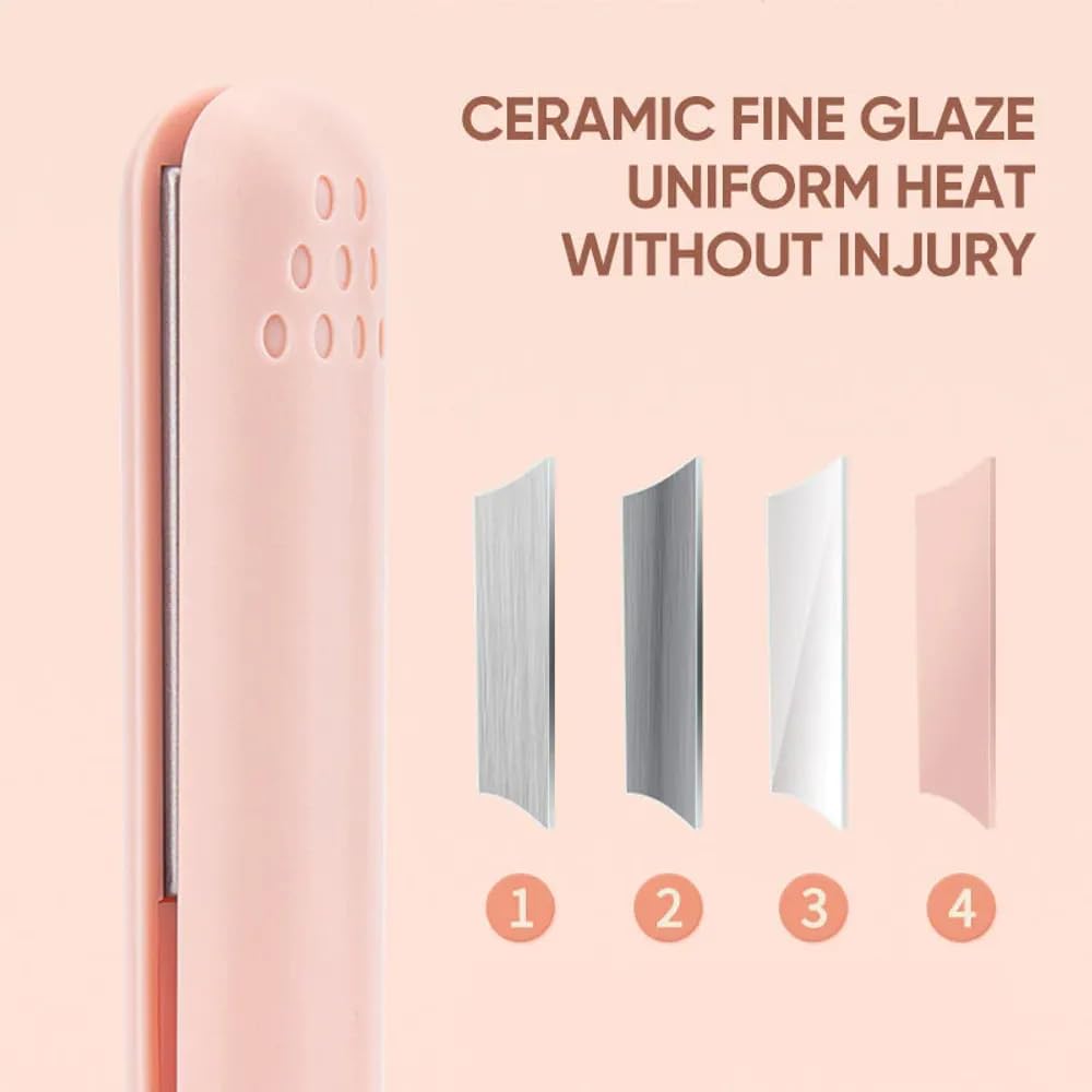 đHalloween Sale 50% Off - 2 in 1 Mini Curler Hair Straightener