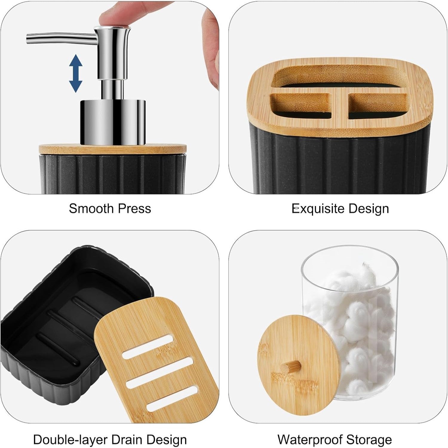 Zrodlmo®22PCS Functional Bathroom Accessories Set