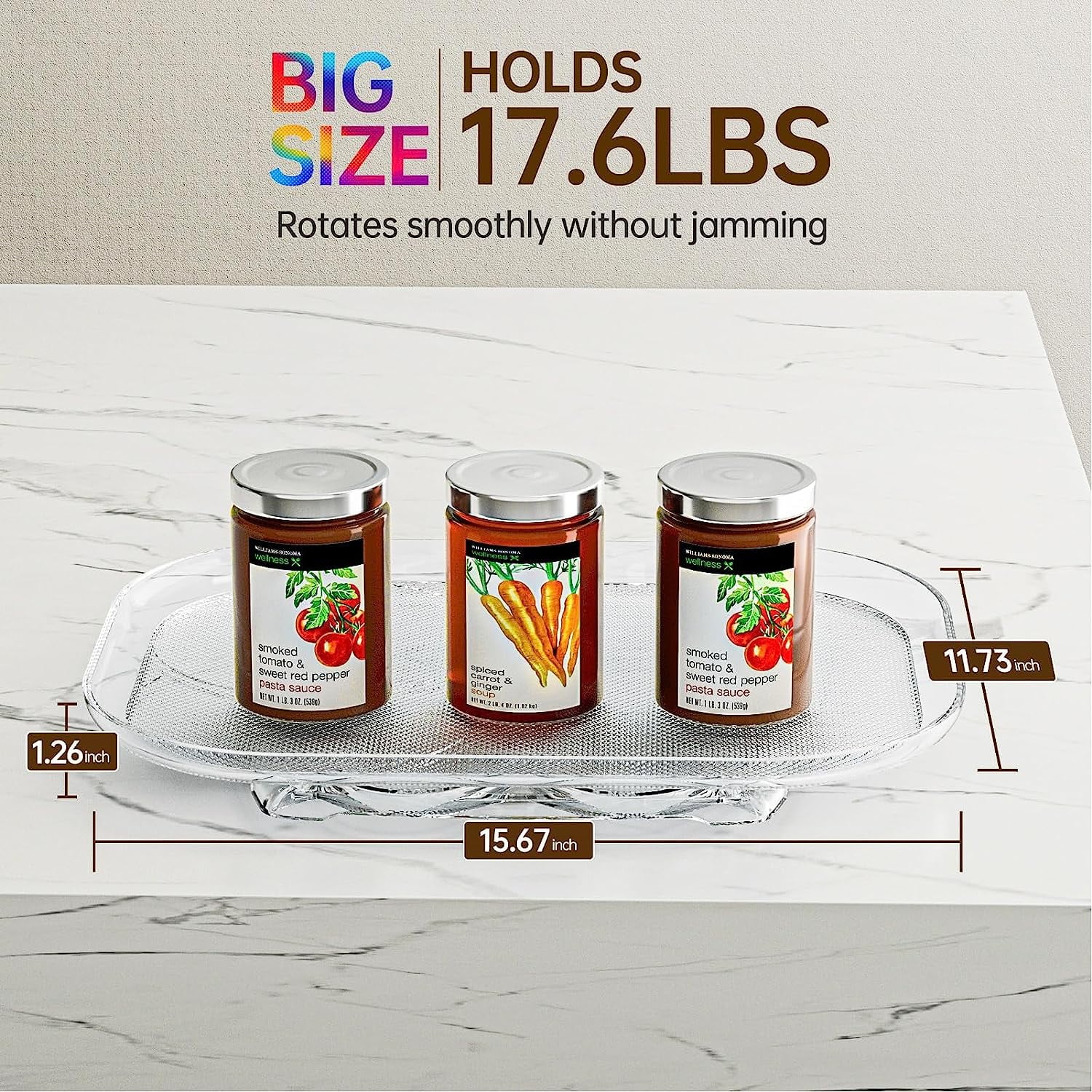 šLove Gift 30% OFF - LZYoehinā¢Lazy Susan Turntable Spice Storage Organizer