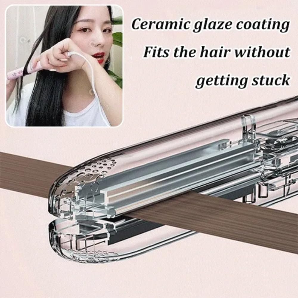 đHalloween Sale 50% Off - 2 in 1 Mini Curler Hair Straightener