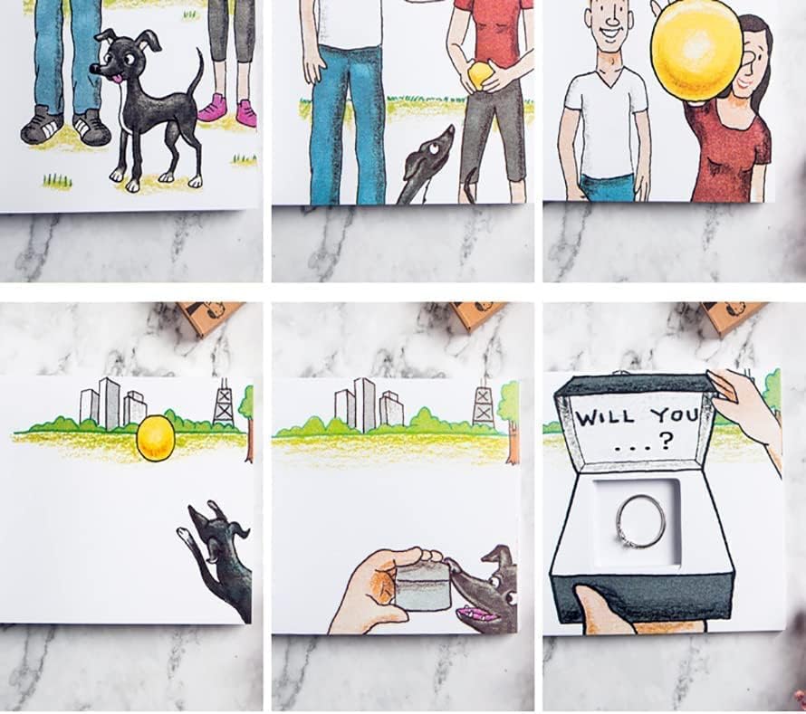 š2024 New Year Promotion 30% Off - LZYoehinā¢Creative Proposal and Confession Hand-Painted Flip Book