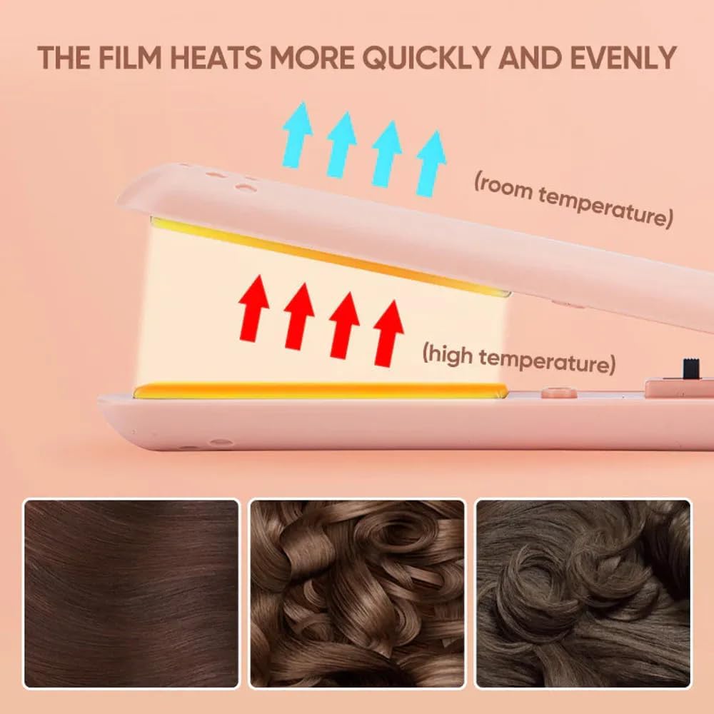 đHalloween Sale 50% Off - 2 in 1 Mini Curler Hair Straightener