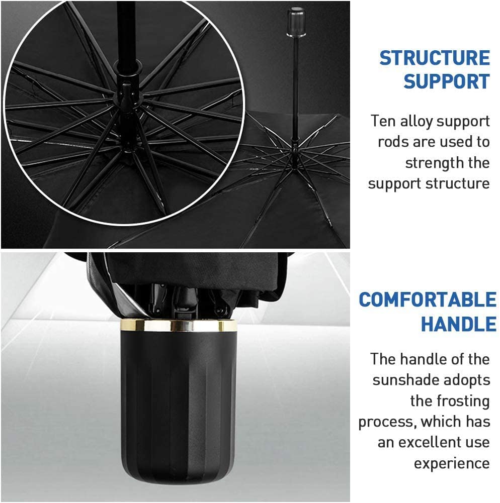 šSummer Funny Big Sale 50% Off -LZYoehinā¢Foldable Car Umbrella Sunshade Cover UV Block