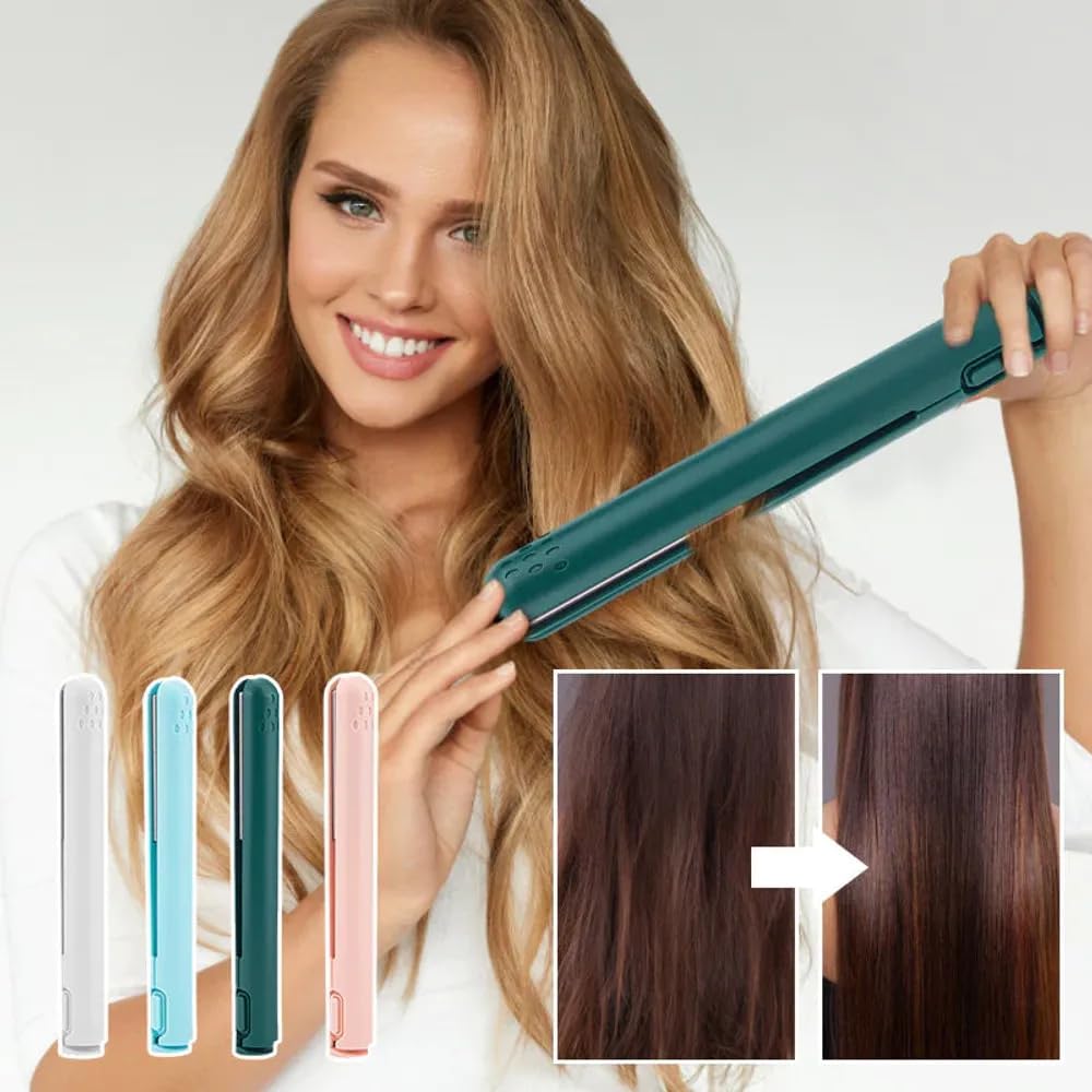 đHalloween Sale 50% Off - 2 in 1 Mini Curler Hair Straightener