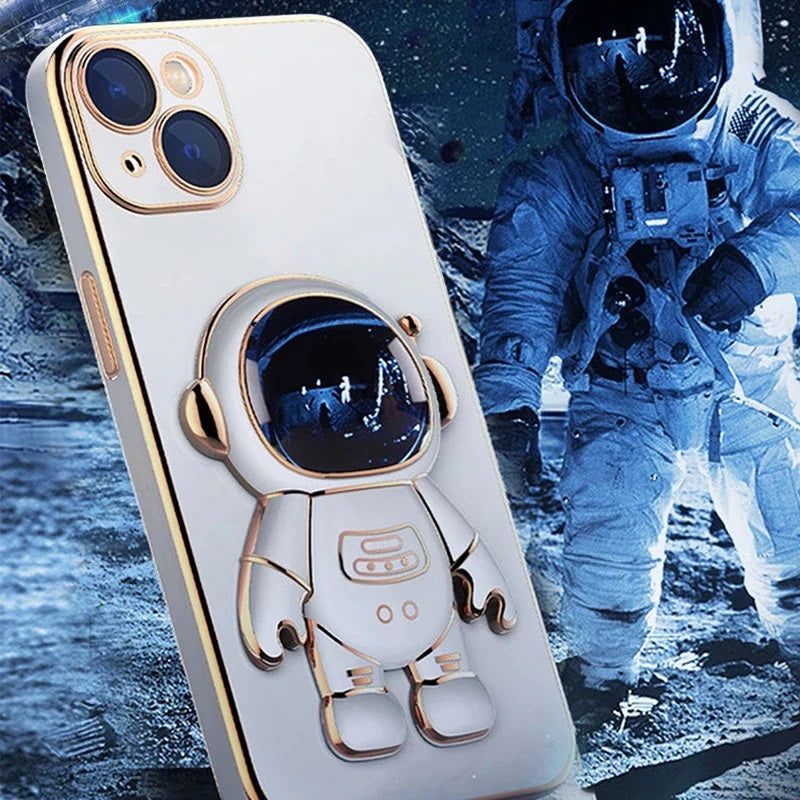 🎉2023 New Phone Promotion 30% Off - LZYoehin™Astronaut Electroplated Hidden Stand Cover