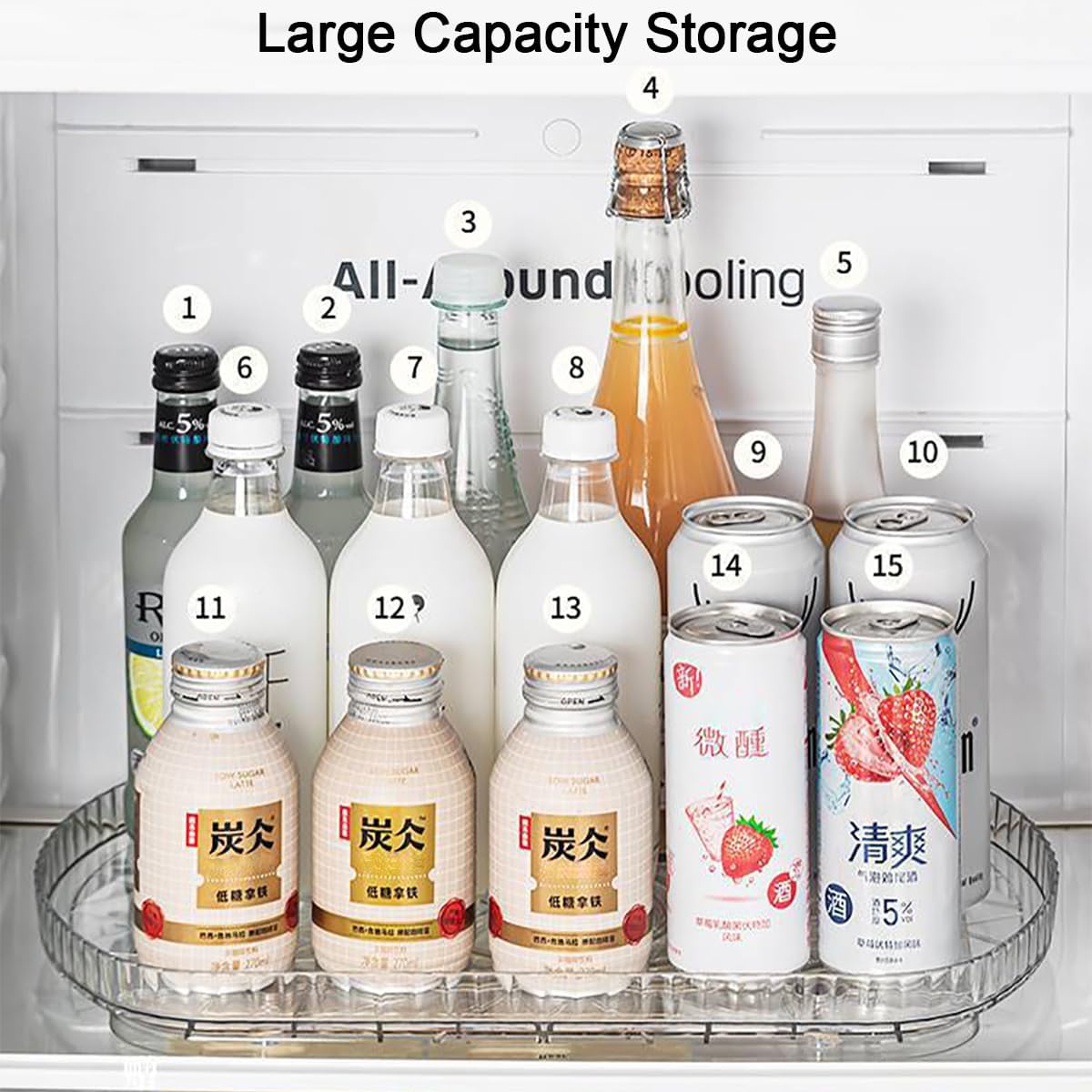 šLove Gift 30% OFF - LZYoehinā¢Lazy Susan Turntable Spice Storage Organizer
