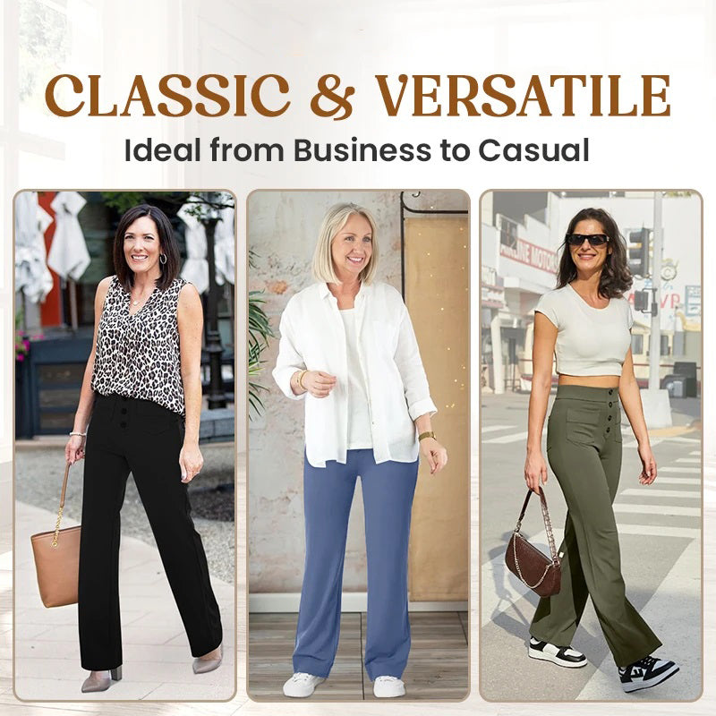 đ2025 New Year 30% Off Promotion - LZYoehinâ˘Women's Large Size High Waist Stretch Casual Pants