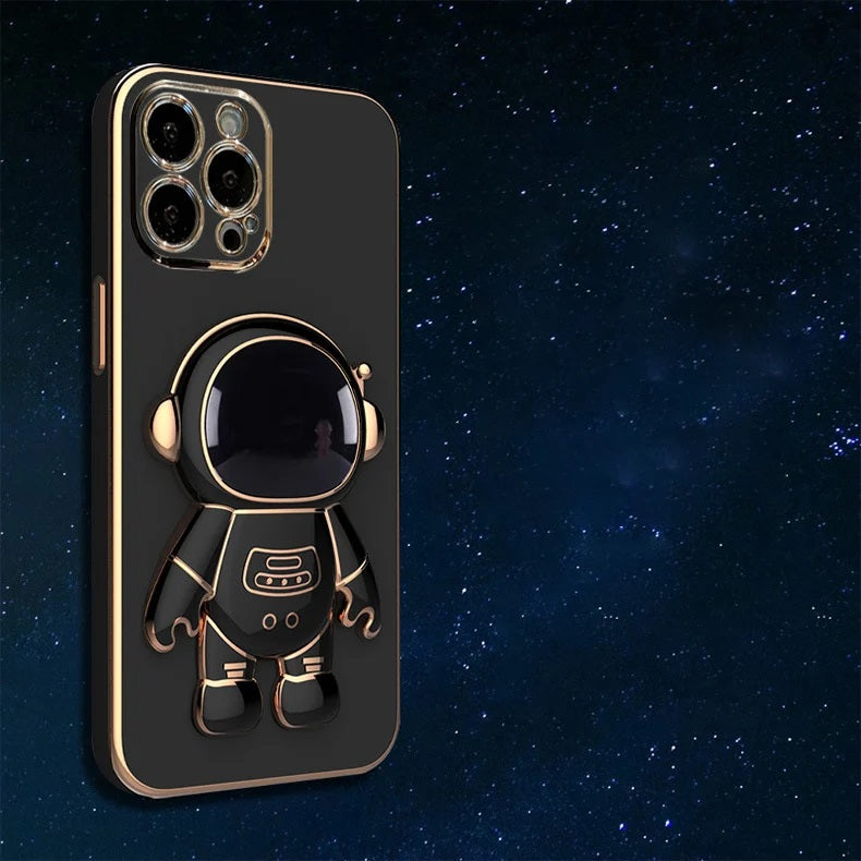 🎉2023 New Phone Promotion 30% Off - LZYoehin™Astronaut Electroplated Hidden Stand Cover