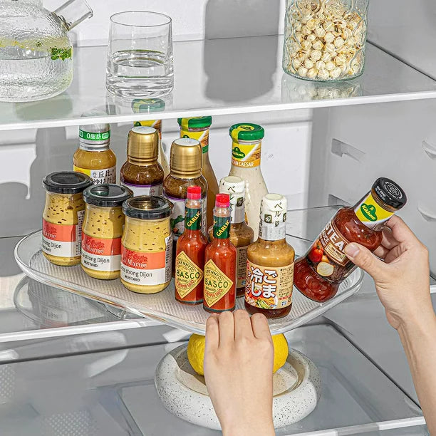 šLove Gift 30% OFF - LZYoehinā¢Lazy Susan Turntable Spice Storage Organizer