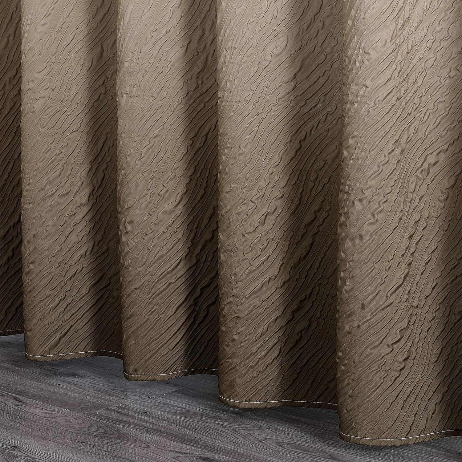 Gradient Bubbles Textured Shower Curtains With Hooks