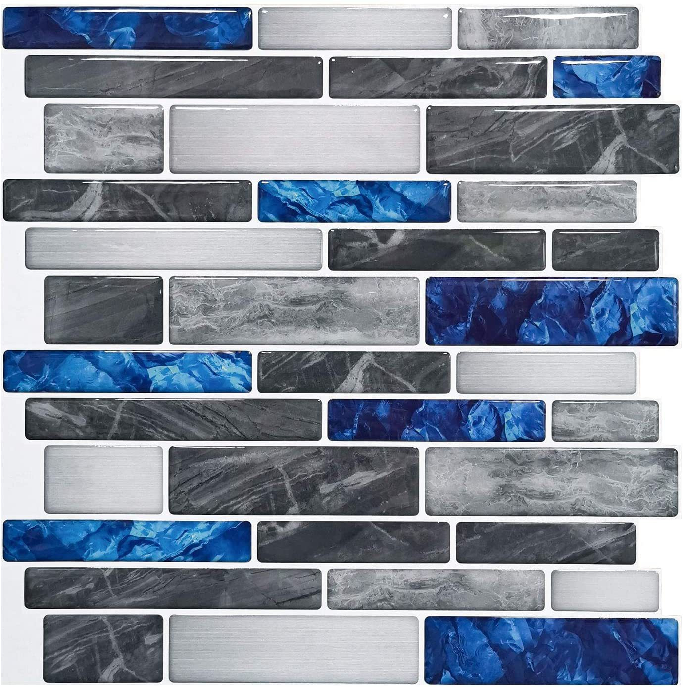 š2025 New Year 30% Off Promotion - LZYoehinā¢10 Pcs 3D Peel and Stick Wall Tiles(12x12 inches)