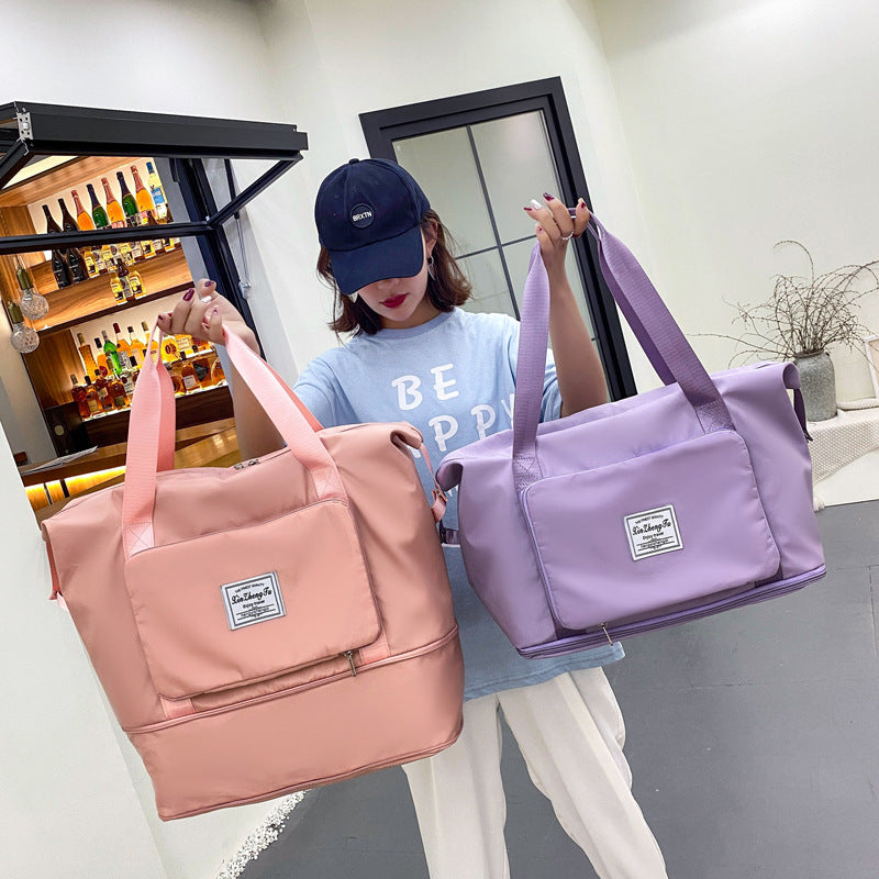 šBUY 2 GET FREE SHIPPINGš35% OFF - LZYoehinā¢Large Capacity Foldable Duffle Bag Waterproof Handbag