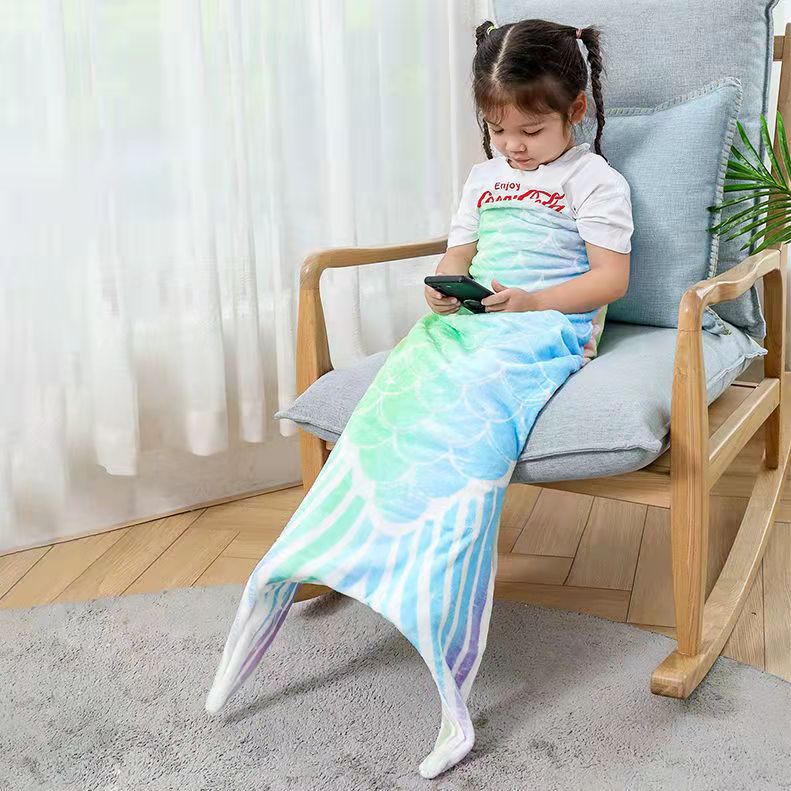 šChristmas Promotion 30% Off - LZYoehinā¢Mermaid Tail Flannel Sleeping Blanket