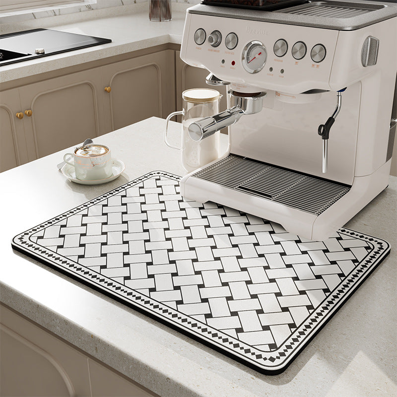 š2024 Home Day Sale 30% Off - LZYoehinā¢Oil Resistant Water Absorbent Coffee Kitchen Mat