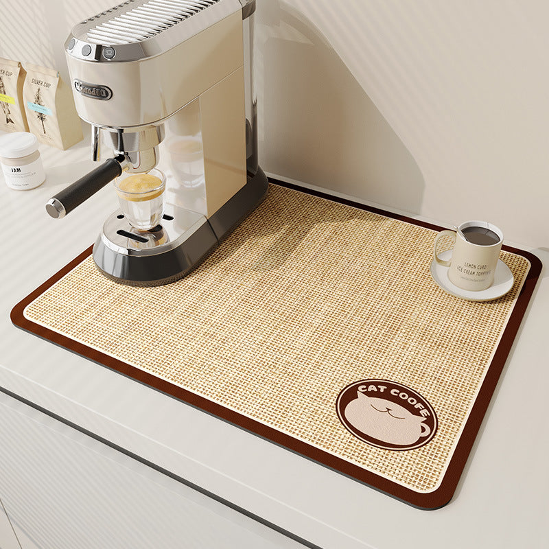 š2024 Home Day Sale 30% Off - LZYoehinā¢Oil Resistant Water Absorbent Coffee Kitchen Mat