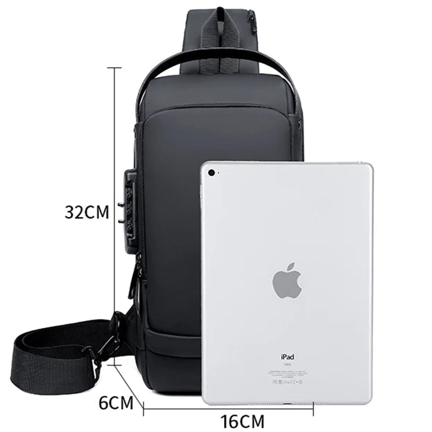 š2023 Love Gift 30% OFF - LZYoehinā¢Motorcycle Waist Bag Password Anti-theft Chest Bag