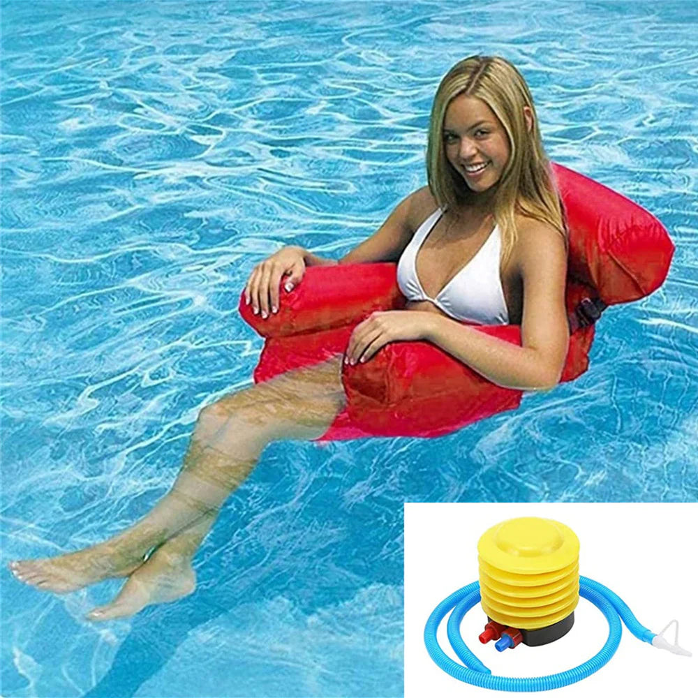 šSummer Big Sale 50% Off - Swimming Pool Floating Bed and Lounge Chair