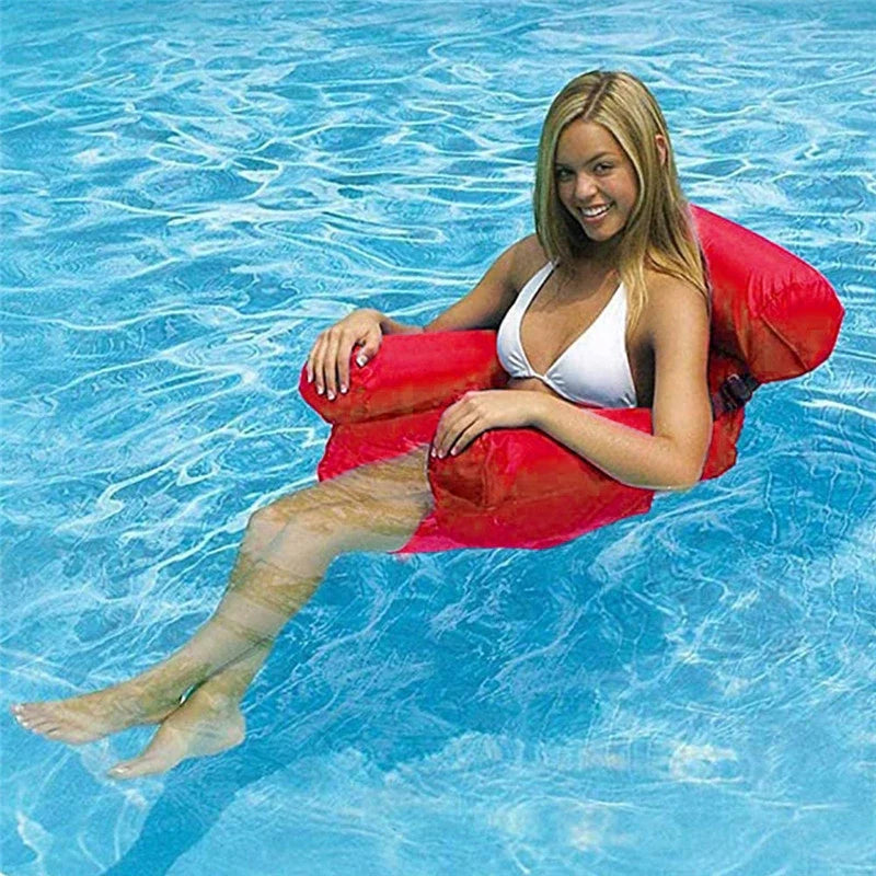 šSummer Big Sale 50% Off - Swimming Pool Floating Bed and Lounge Chair