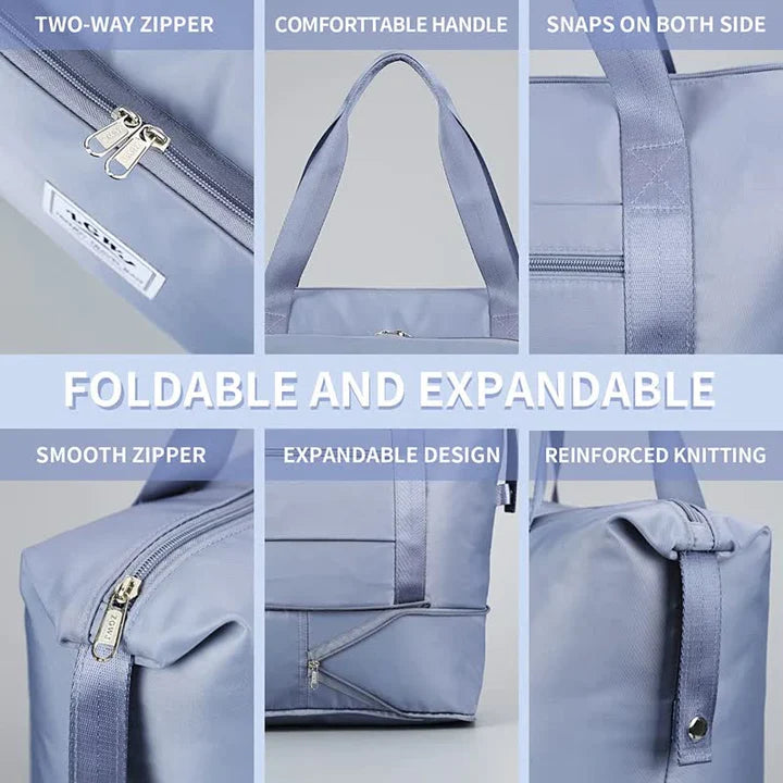 šBUY 2 GET FREE SHIPPINGš35% OFF - LZYoehinā¢Large Capacity Foldable Duffle Bag Waterproof Handbag