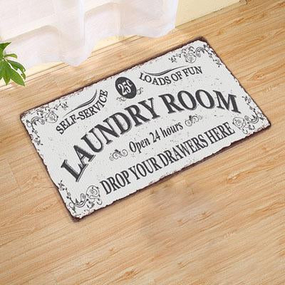 Non-Slip Floor Mat Laundry Room Mat