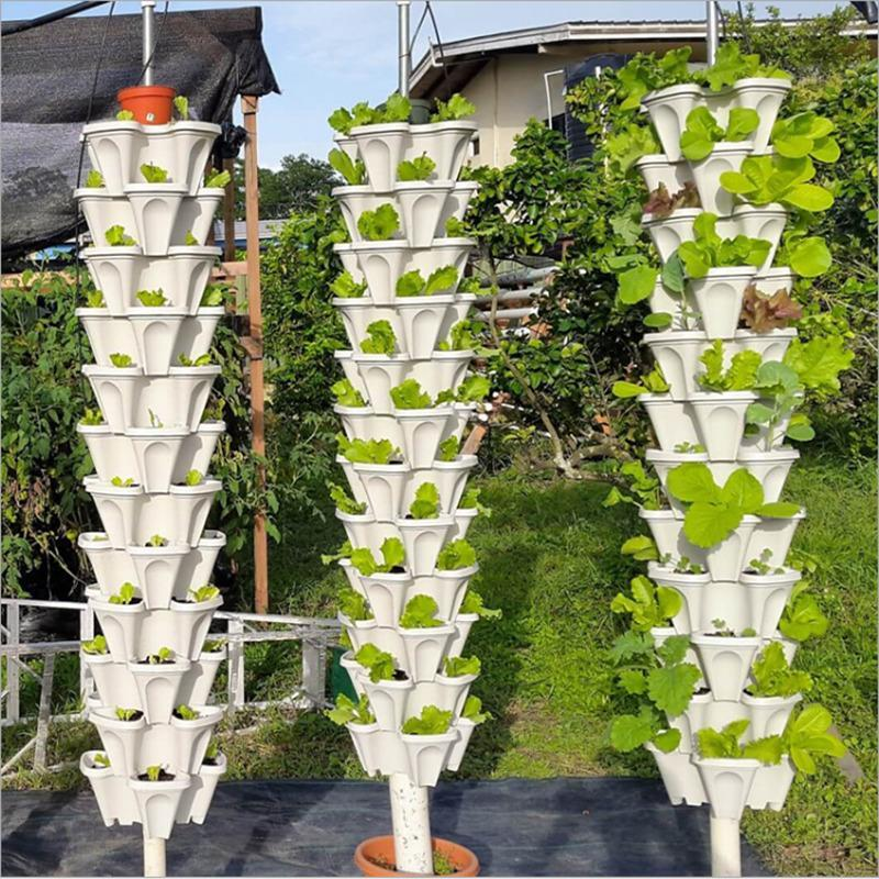 Stackable Gardening Tower(๐ 50% OFF + Buy 5 Free Shipping)