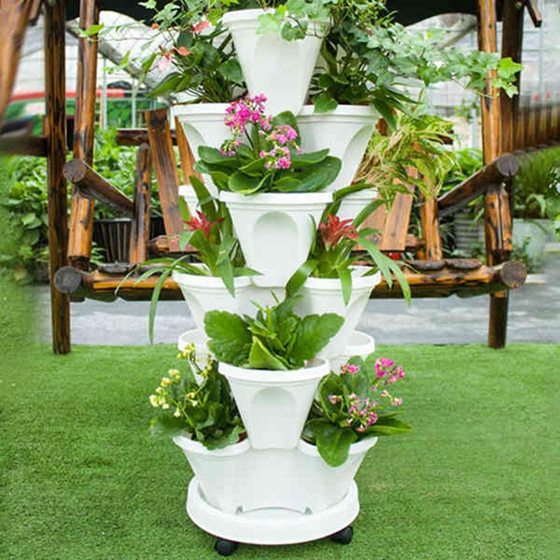 Stackable Gardening Tower(๐ 50% OFF + Buy 5 Free Shipping)