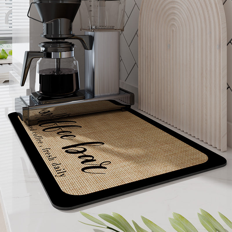 š2024 Home Day Sale 30% Off - LZYoehinā¢Oil Resistant Water Absorbent Coffee Kitchen Mat