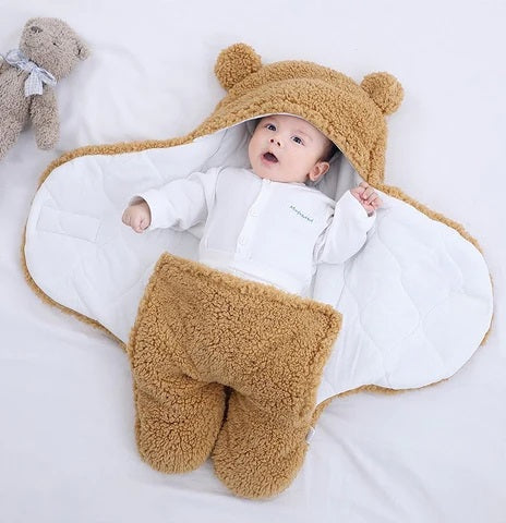 🎉 Christmas sale - Baby Swaddle Blanket Bear Pram Suit