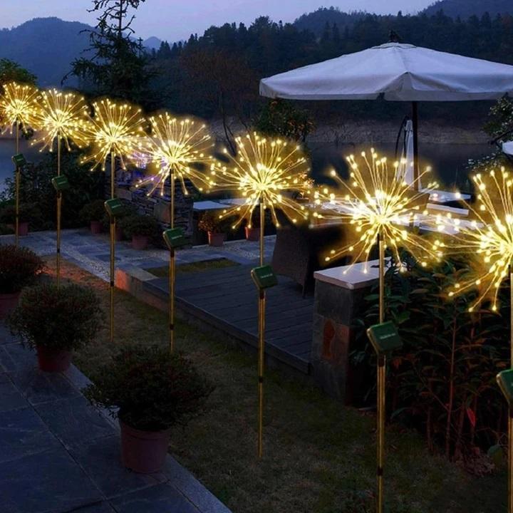 đWaterproof Solar Fireworks LampđBuy More Save More