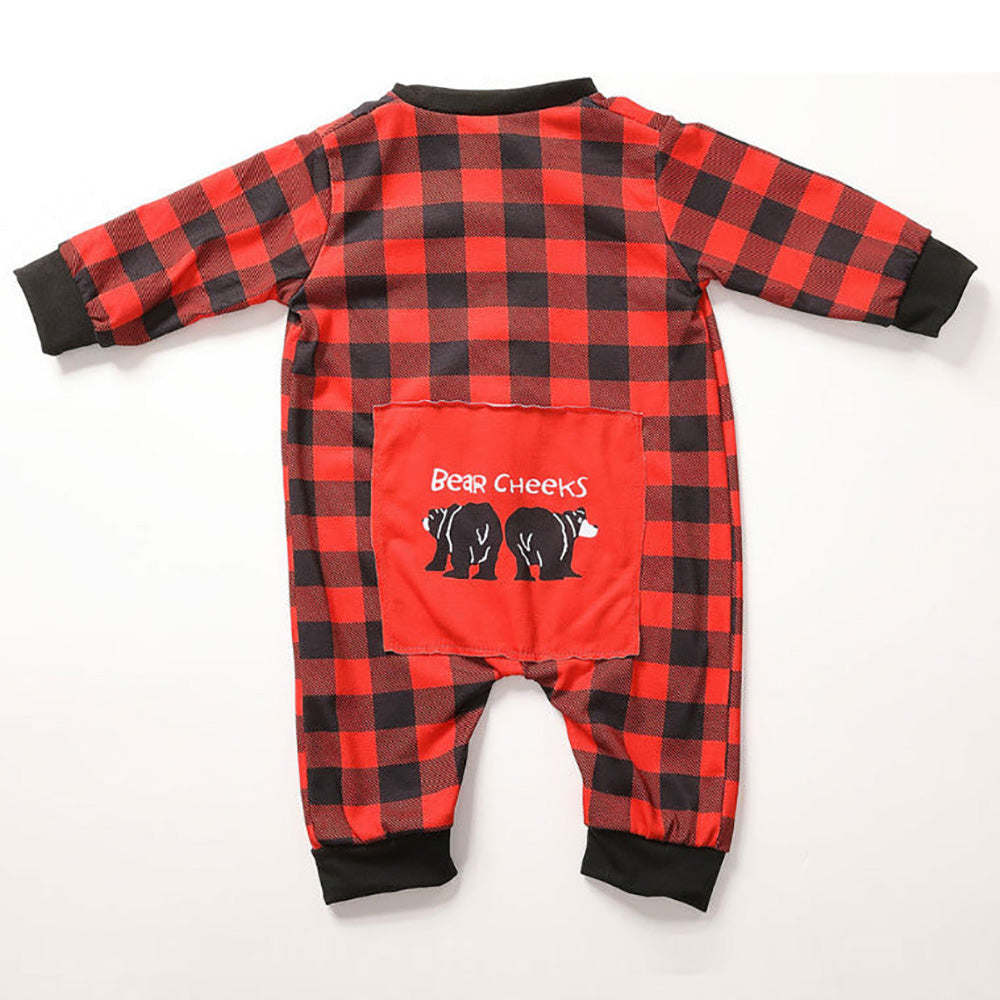 Classic Christmas Buffalo Plaid Family Matching Pajamas Sets