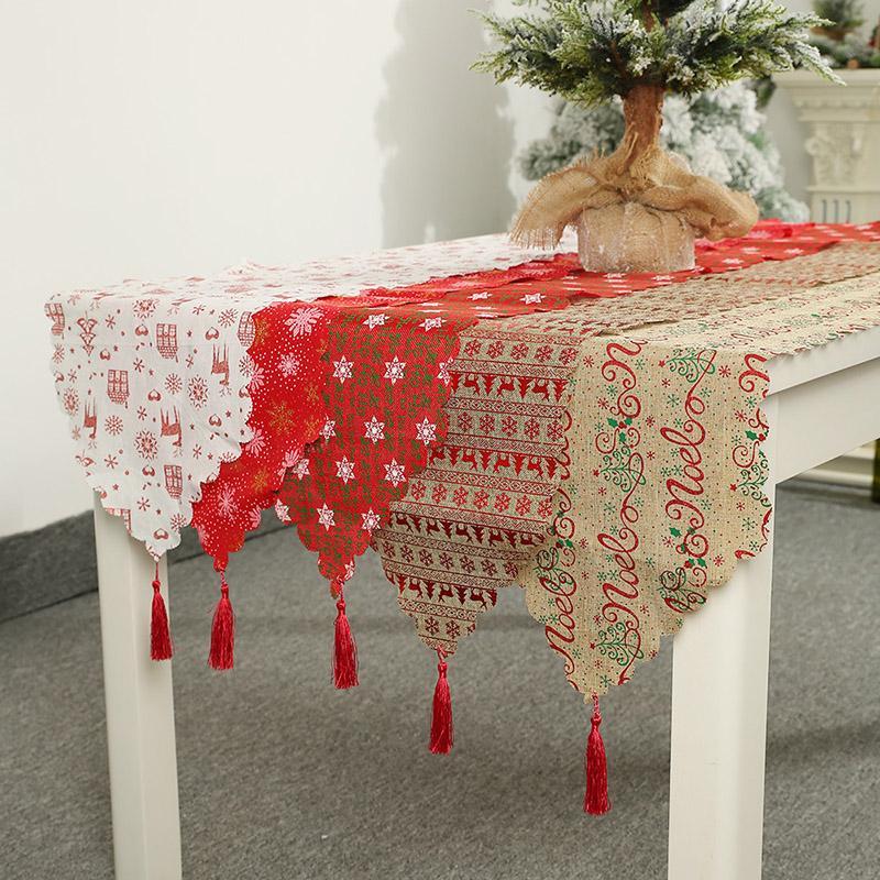 Christmas Flower Tablecloth