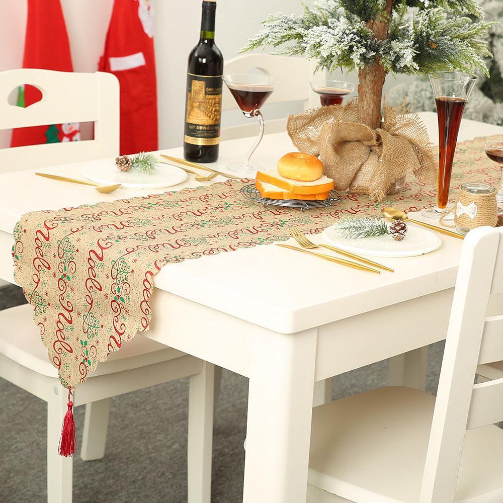 Christmas Flower Tablecloth