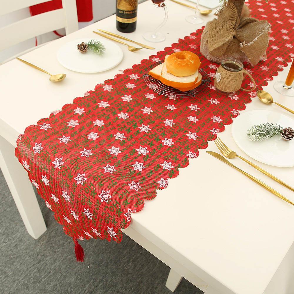 Christmas Flower Tablecloth