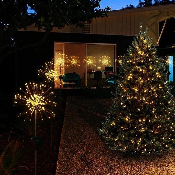 đWaterproof Solar Fireworks LampđBuy More Save More