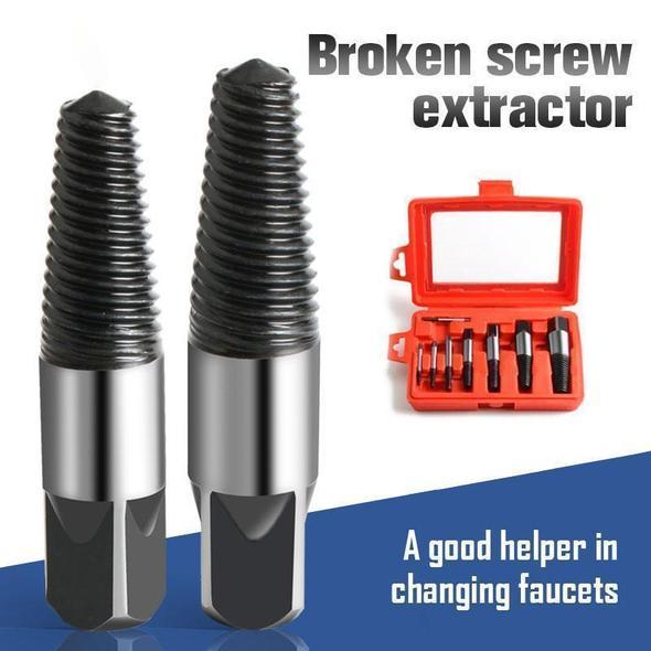Broken Screw Extractor(1#-8# 1 SET + Thread Seal Tape for Free)