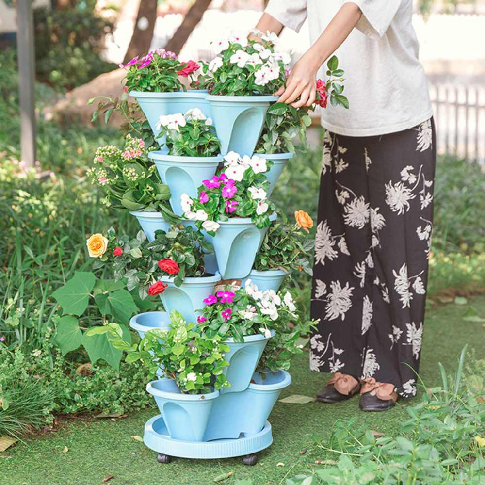 Stackable Gardening Tower(๐ 50% OFF + Buy 5 Free Shipping)