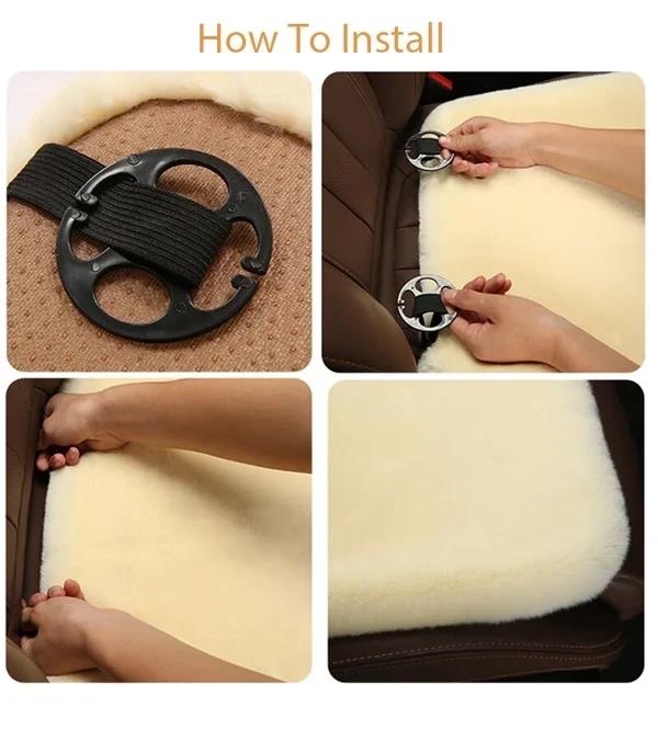 🎉Winter Funny Big Sale 50% Off 🎉Plush Car Seat Cushion