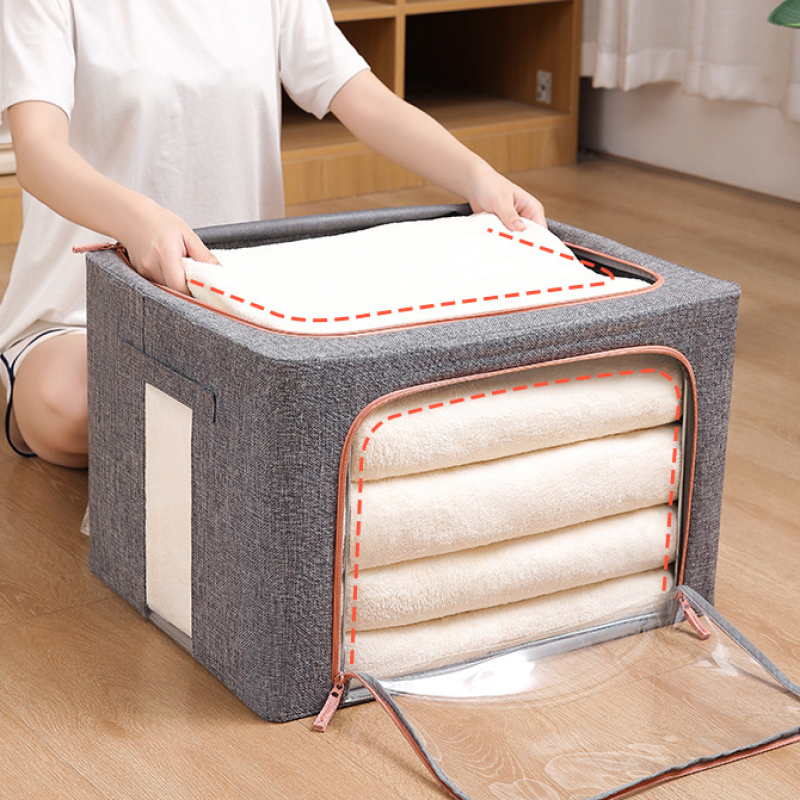 šChristmas Home Sale - LZYoehin⢠Oxford Cloth Steel Frame Storage Box
