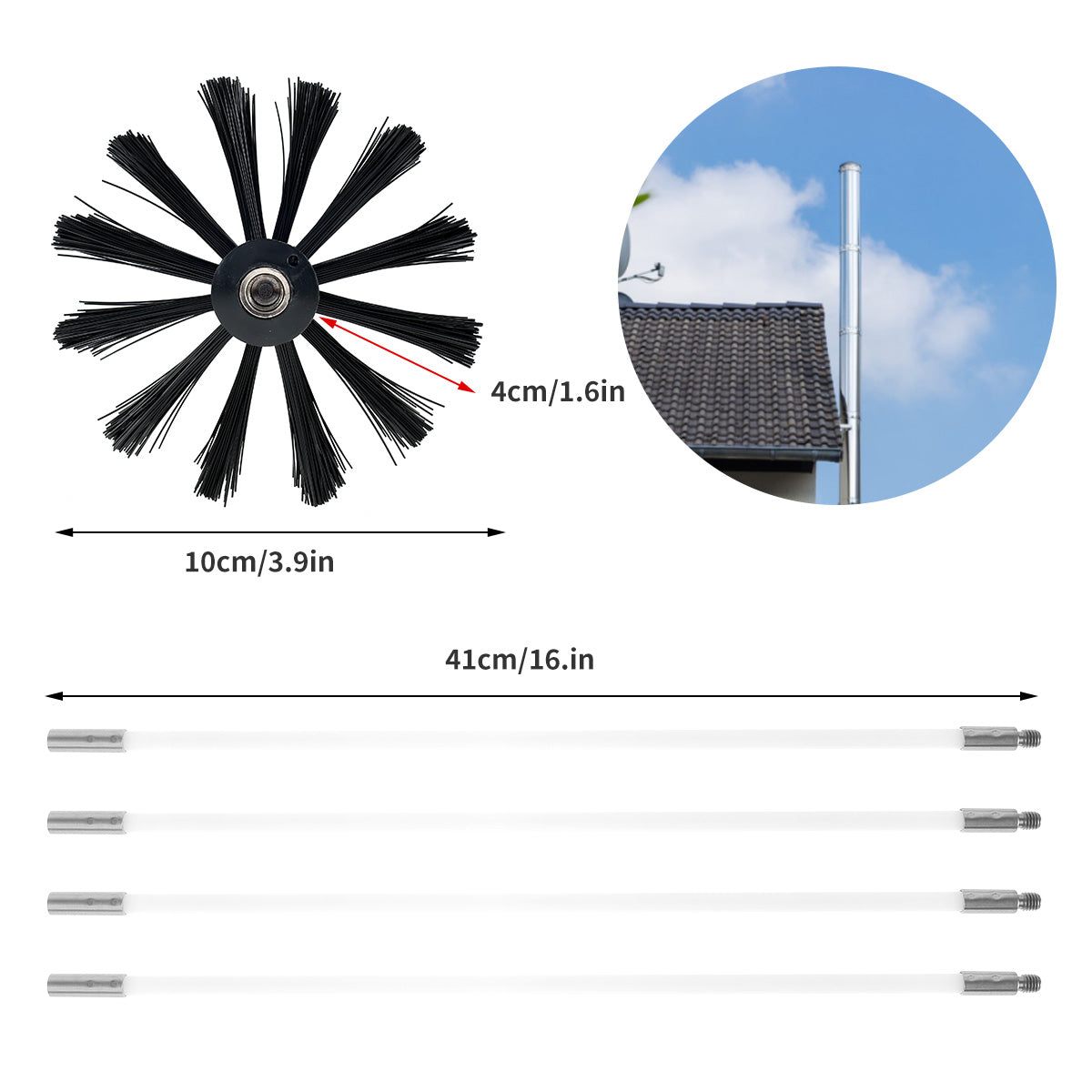 đ2025 New Year 30% Off Promotion - LZYoehin⢠Smokestack Pipe Inner Cleaning Brush