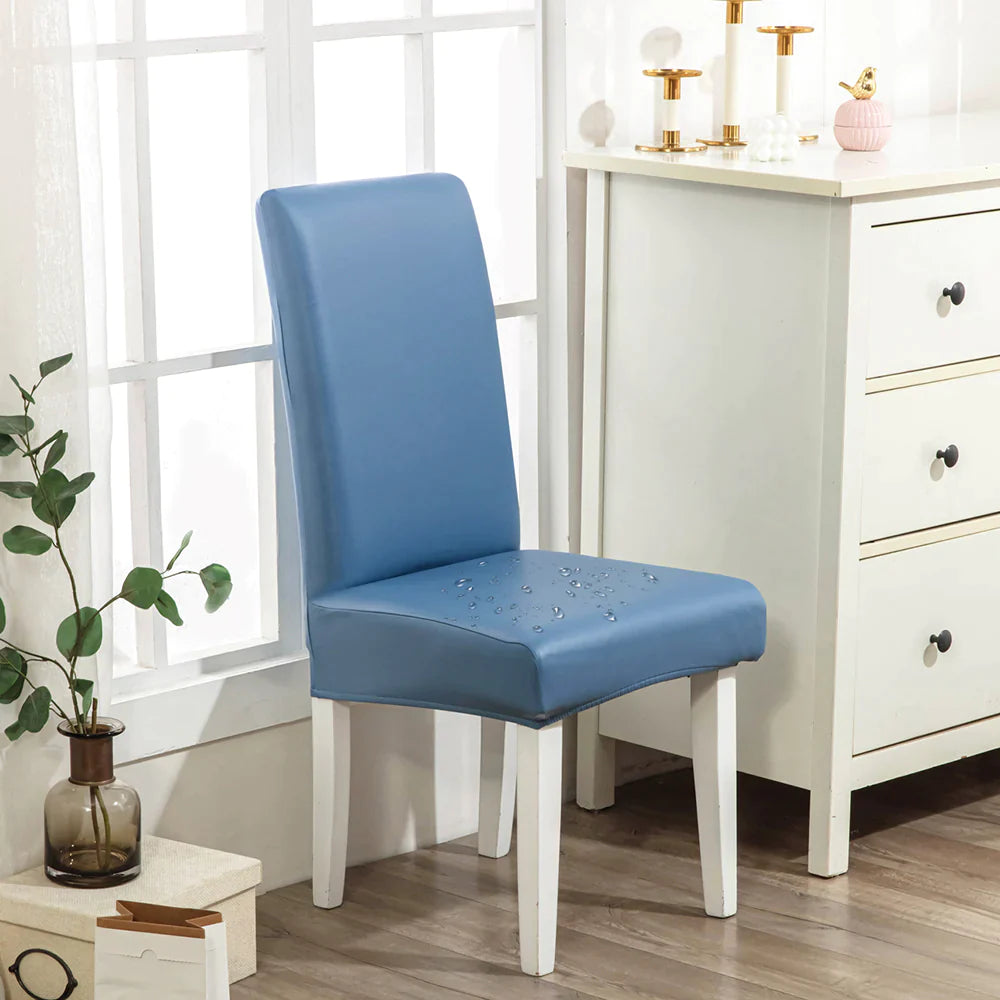 🌸2025 New Year Promotion - Waterproof PU Leather Chair Cover(🔥50% OFF Buy 6 Free Shipping)