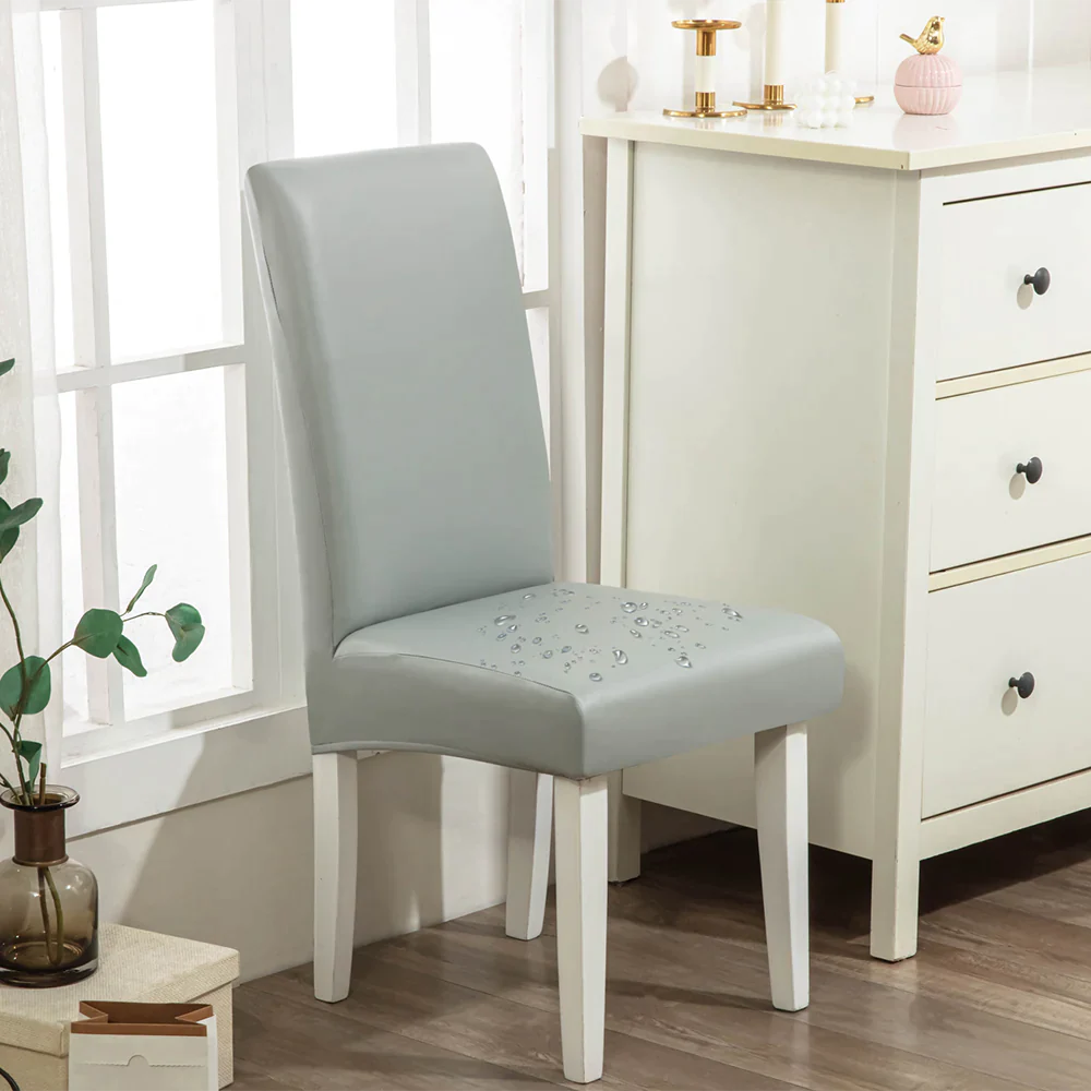 🌸2025 New Year Promotion - Waterproof PU Leather Chair Cover(🔥50% OFF Buy 6 Free Shipping)