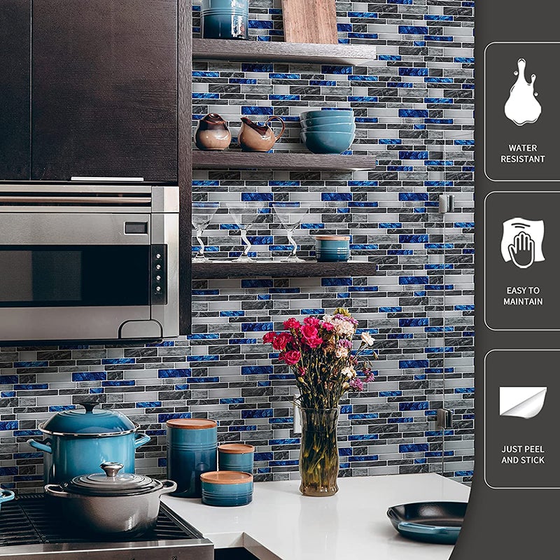 š2025 New Year 30% Off Promotion - LZYoehinā¢10 Pcs 3D Peel and Stick Wall Tiles(12x12 inches)
