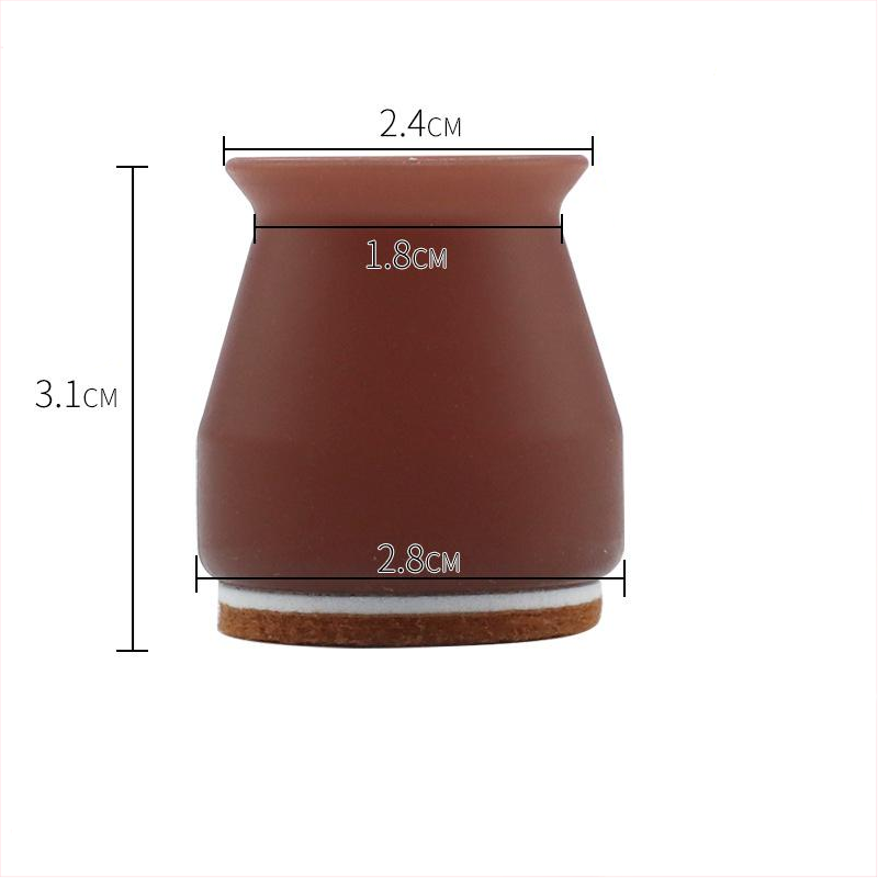 Felt Table Chair Protective Cover(1 set*4 Pcs)