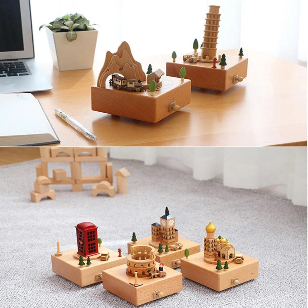 🎄Early Christmas Promotion 50% Off🎄🎅Wood Crafts Retro Musical Boxes