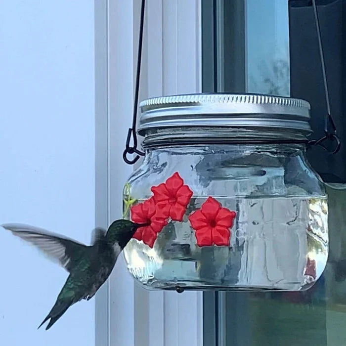 šSummer Funny Sale Buy one get one free - LZYoehinā¢Hummingbird Feeder Mason Jar Three Ports